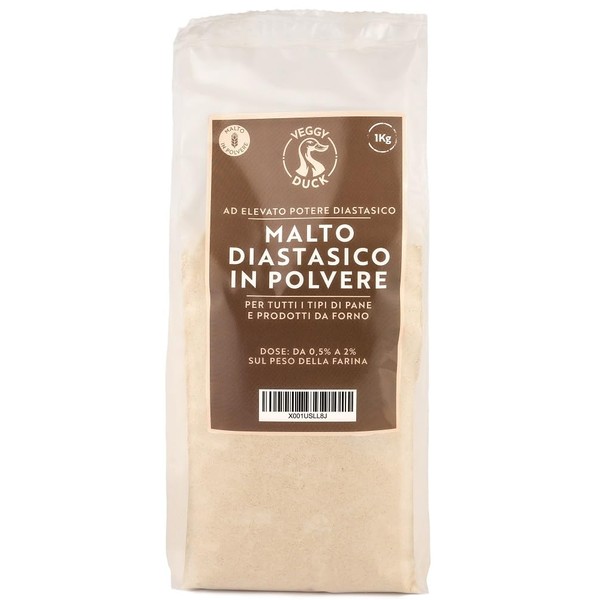 Veggy Duck - Diastatic Malt Powder (1Kg) | Barley Malt