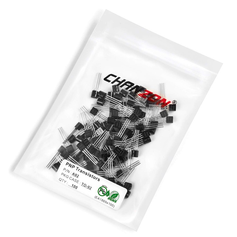 Chanzon 100pcs MPSA92 TO-92 PNP Transistor -200mA