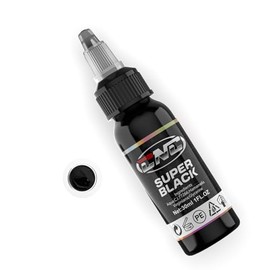 CNC Tattoo Colour Concentrated Black Professional Liner Outlining Permanent Black Tattoo Ink Set Body Colours Microblading Pigment for Tattoo Artists - (1 oz) 30 ml TI6003-30-030