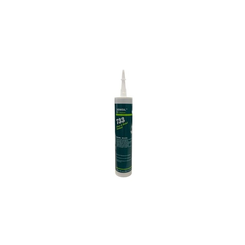 Dowsil 733 Glass-Metal Sealant Silicone Black 10 oz