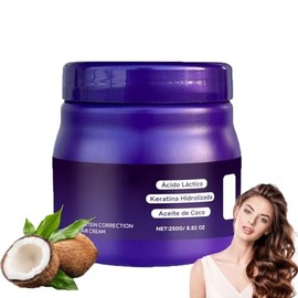 Crema Capilar, Alisado Sin Formol, Anti-Frizz, Mantiene el Cabello Naturalmente Suave, Fortalece y Nutre, Adecuado para Todo Tipo de Cabello, Crema Al
