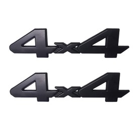 2Pcs 4x4 Emblems Badge 3D Metal Chrome Logo Side Trunk Badge Emblem for Tundra Rear Tailgate 2005-2021 Truck/SUV/Pickup
