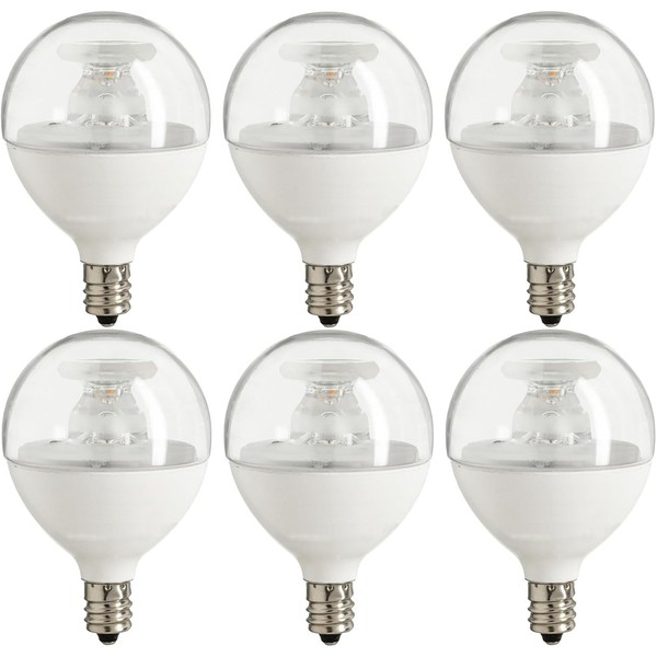 Diodesy- Pack of 6 G16.5 LED Light Bulb 5W (40W