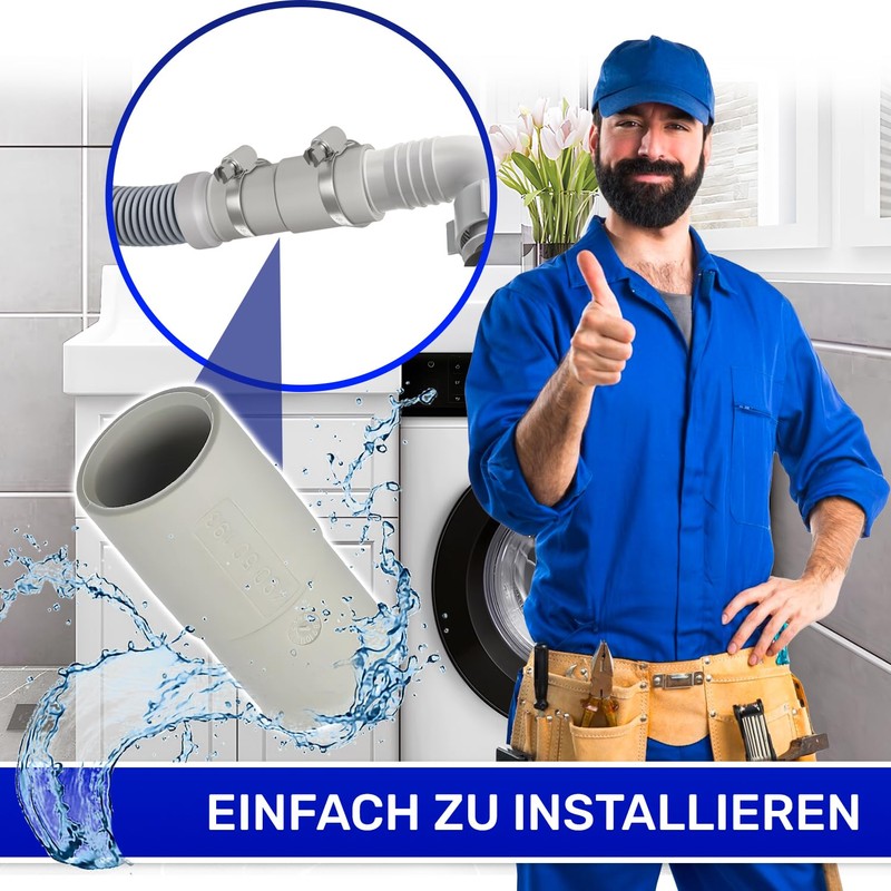 Washing Machine Drain Hose Adapter Diameter 19-21 mm for Drain