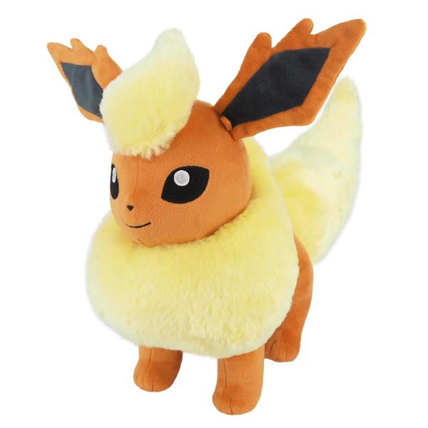 Sanei Boeki PP245 Pokémon All Star Collection Plush Toy, Booster, Size M, W 9.8 x D 14.2 x H 9.6 in (25 x 36 x 2