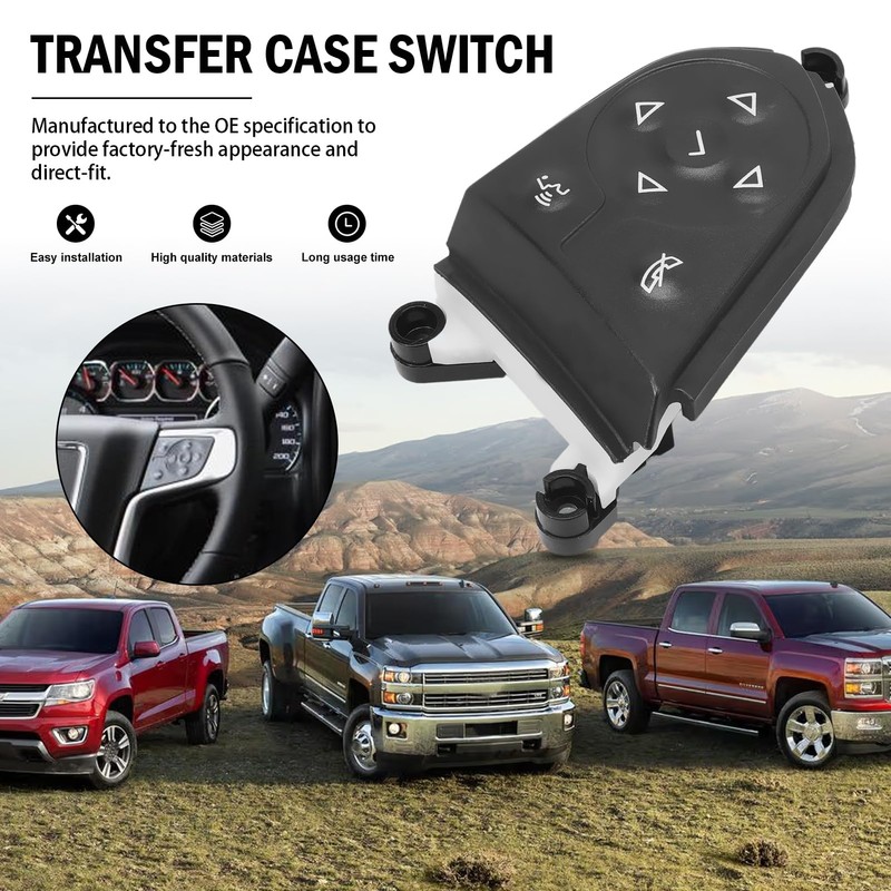 Steering Wheel Audio Control Switch Compatible with Silverado Sierra 1500