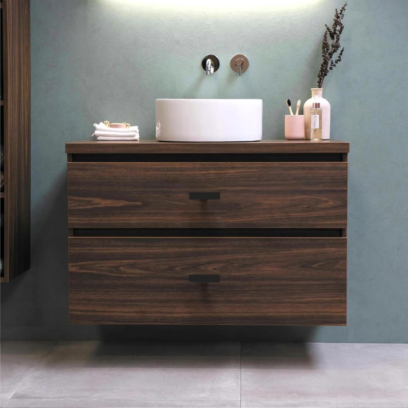 FILTA 10 Pack Black Cabinet Knobs 2 inch(50mm) Matte Black