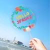 원형 인기 DIY 투명 부채 감성 나만의 부채만들기 (WFJ9ICL) Round Popular DIY Transparent Fan - Create Your Own Fan (WFJ9ICL)