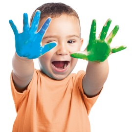 Cléopâtre Gouache Baby 2-in-1 Finger Paint Washable 2 Years + 250ml Bottle