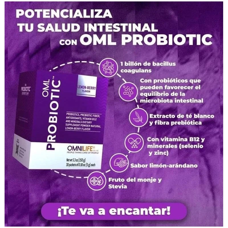 omnilife OML PROBIOTICS | OMNILIFE PROBIOTICOS | Digestive Health+ |