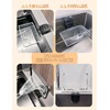 Triangle Corner Strong Suction Cup Drainer Net Holder Drainer Net