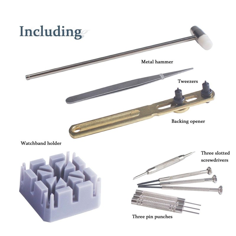 WYDDDARY 16Pcs Watch Repair Tool Kit Watch Link Removal Tool