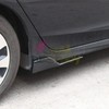 JDMBESTBOY Carbon Fiber Black Universal Car Side Skirt Extension Splitters