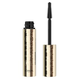 L'Oréal Paris Panorama Máscara de Pestañas Voluminizadora, Ojos Hasta 1.4 Veces Visiblemente Más Grandes, Mirada Panorámica, Cepillo de Silicona, Negro A Prueba de Agua