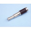 Hampton Nautical Scout's Chrome/Leather Spyglass Telescope with Black Rosewood Box,