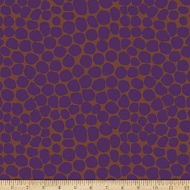 Kaffe Fassett Collective 2021 Jumble Prune, Fabric by the Yard
