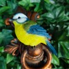 Vivid Arts - Wall Hanging - Blue Tit on Door