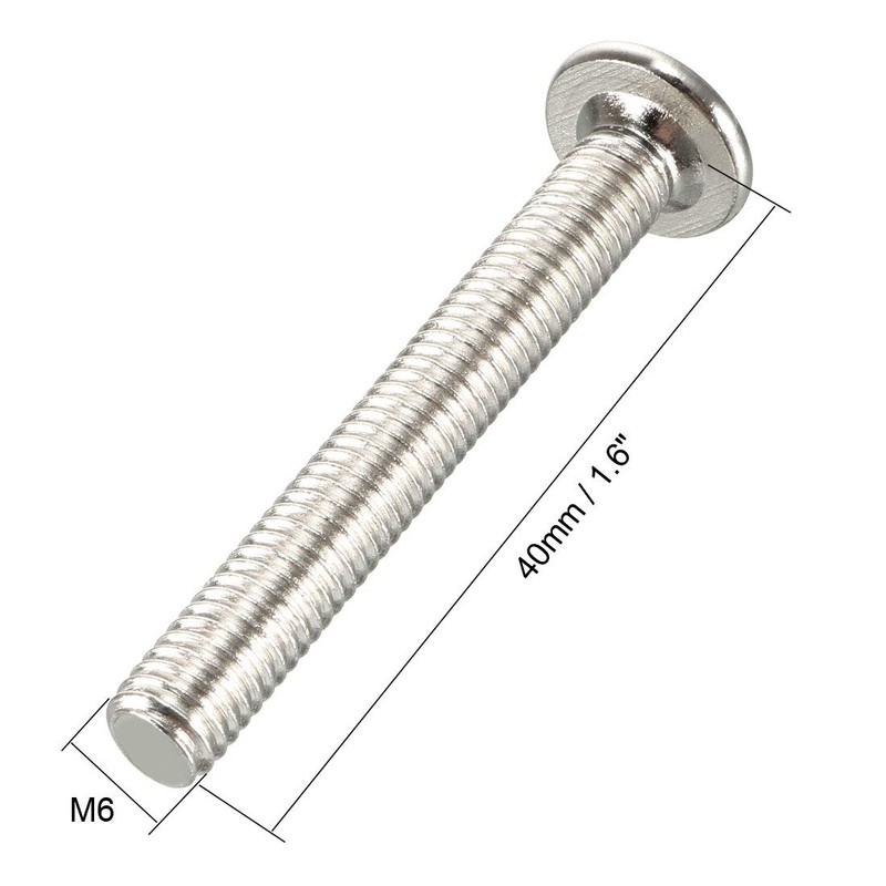 sourcing map Hexagon Socket Head Screw Furniture Screw Attachment Carbon