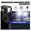2pcs Faros De Lupa Luz Led Spot Luz Para Moto