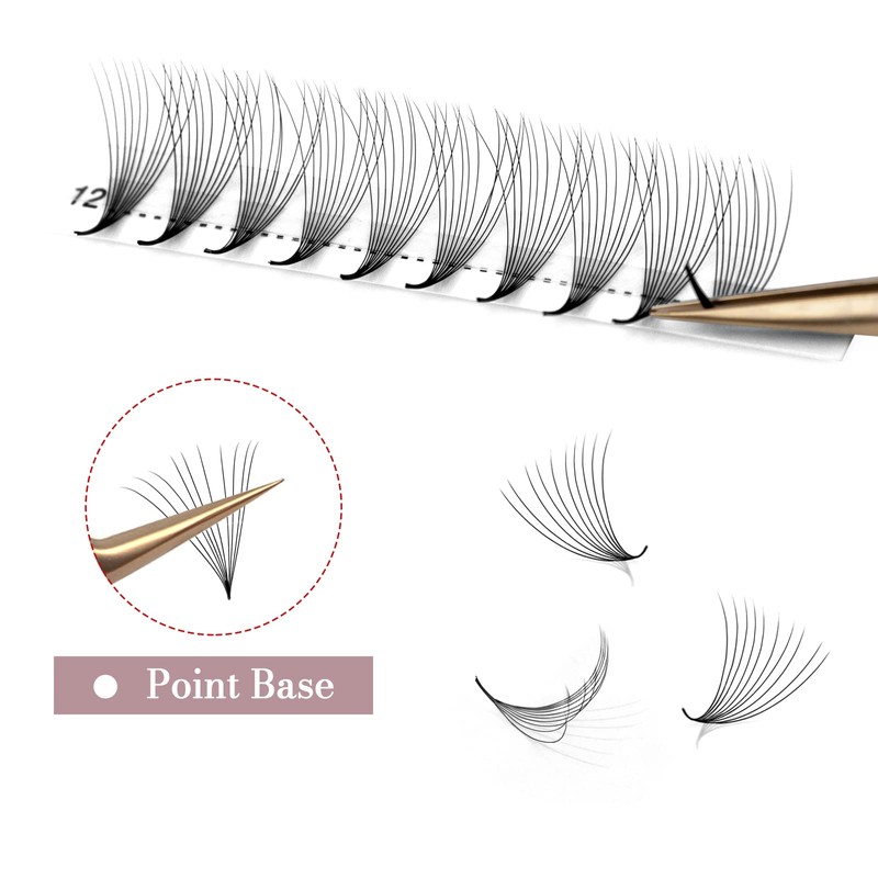 Higu clace Eyelash Extensions 10D 0.07 C Curl Mix 10-15mm