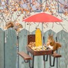 KHayRovies Squirrel Feeder for Outside, Squirrel Picnic Table Feeder with