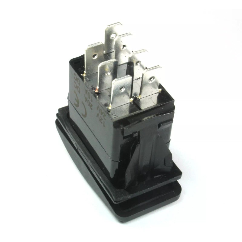 SCI MOMENTARY Illuminated Rocker Switch ON/OFF/ON UP DOWN Arrows DPDT