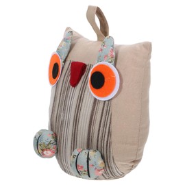 OSALADI Cute Fabric Animal Door Stopper Weighted Owl Design for Bedroom Bathroom and Living Premium Cloth Versatile Floor Protector Decorative Stuffed Door Holder