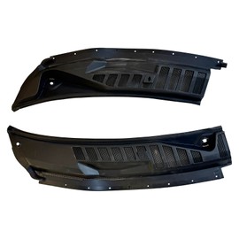 KAMDKI Windshield Wiper Cowl Cover Panel Fit for 2017-2022 Ford F250 F350 F450 F550 Super Duty Front Grille Insert Panel Left and Right Side HC3Z-25022A68-AB HC3Z-25022A68-AA