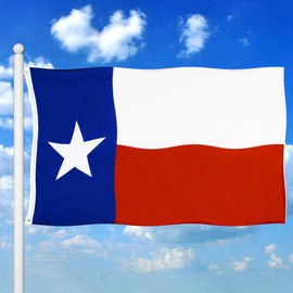 PMLAND 3x5 feet Texas State Flag - Printed Vivid Color Quality Polyester Flag Indoor Outdoor