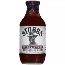 Stubb's Sticky Sweet BBQ Barbecue Sauce 18oz Bottle