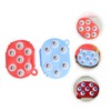 Baluue 2pcs Neck Massager Steel Beads Waist and Leg Massager