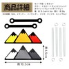 Felimoa Front Grille Emblem for Car Dress Up RAV4 4Runner