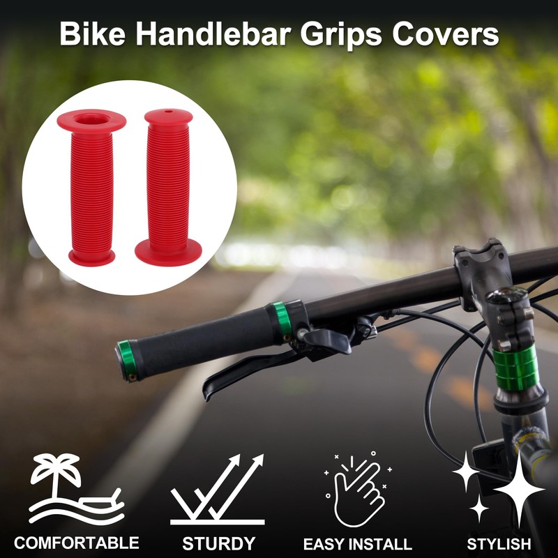 TUCKBOLD Bike Handlebar Grips Covers 100mm Long Lightweight | Bicycle