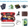 AMIR Travel Safe Lock Box, Waterproof Combination Security Cash Box,