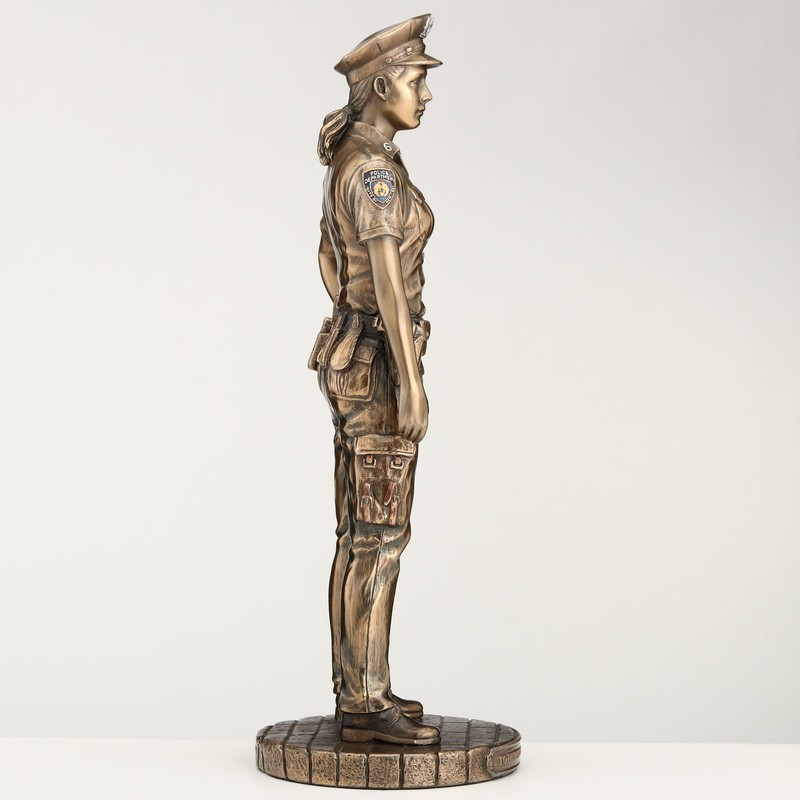Veronese Design 11 3/8 Inch Police Woman Protect and Serve
