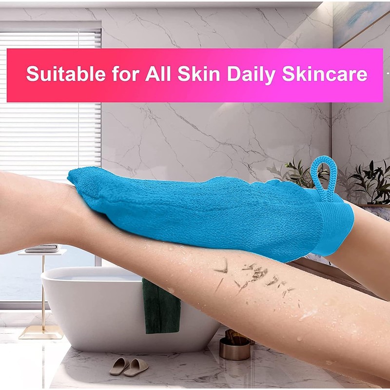 Guante de ducha Hammam HYROOY – Exfoliante de fibra viscosa