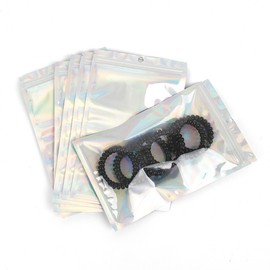 Holographic Mini Zipper Bag Zipper Bag 20ea
