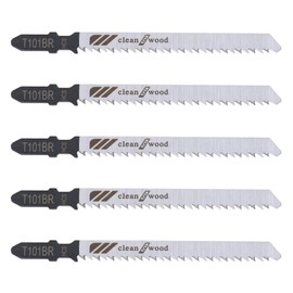 5pcs 100mm Jigsaw Blades T101BR HCS for Wood Laminated Board Cutting