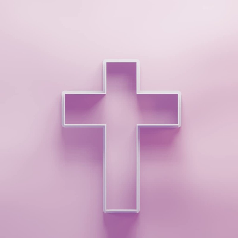 Cross Straight Cookie Cutter - 3 Sizes Easter Christmas