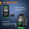 Nilight Winch Rocker Switch Momentary Toggle ON-Off-ON DPDT 7Pin 12V