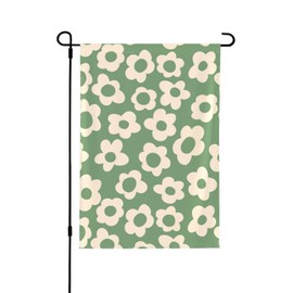 Axxitude Vintage Groovy Flowers Garden Flags 12x18 Double Sided Spring Sunmer Small Yard Flag for Farmhouse Front Porch Lawn Outdoor Holiday Decor