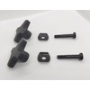ComsenMed Rollator knob,Replacement Arm Adjustment Knobs for Rollator,1Pair(2PCS), Black