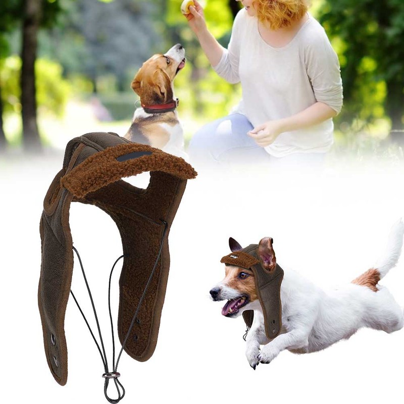 Pet Small and Mediumsized Dog Autumn and Winter Pilot Hat