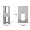 Square Slot Cutter for Dewalt & Milwaukee,Stainless Steel Square Hole