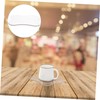 OHPHCALL Acrylic Cup Coaster Transparent Tabletop Mats for Home Office