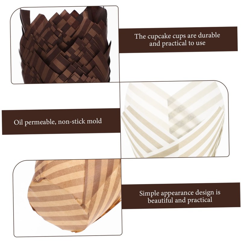 iplusmile 1set Flower Shaped Paper Cupcake Liners High Temperature Baking