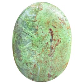 ZAICUS 50mm Green Opal Large Oval Palm Stone 900+ Carats Pocket Massage Worry Stones for Natural Body Chakra Balancing Reiki Healing Stones and Crystal Grid Healing Massage Spa Energy Crystals