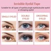 Kpeuuef 480 PCS Eyelid Tape for Hooded Eyes,Ultra-Thin Invisible Eyelid