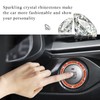 Yourkar Car Bling Engine Start Ring Decal, Sparkling Crystal Rhinestone