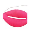 VIGUEUR Pink Funny Sausage Lip Face Mask, Party Costume Accessory,